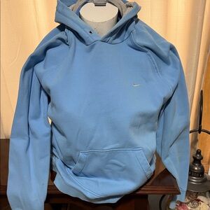 Nike Men's Light Blue Pullover Hoodie